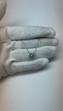 Video laden en afspelen in Gallery-weergave, Labgekweekt Diamanten Hanger Ketting Dubbele Klauw Prong Gezet 2 Karaat WG 14K
