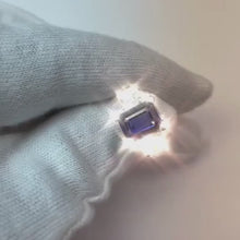 Video laden en afspelen in Gallery-weergave, Natuurlijke Saffier Ring 4.50ct - Witgoud 14K
