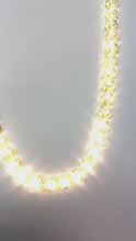 Video laden en afspelen in Gallery-weergave, 11,7 Karaat Witgoud Natuurlijke Diamant Diamanten Tennis Collier Fijne Sieraden
