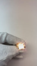 Video laden en afspelen in Gallery-weergave, 3 Karaat Grote Diamanten Solitaire Herenring Witgoud
