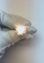 Video laden en afspelen in Gallery-weergave, Zigeuner 2,50 karaat ronde diamanten solitaire ring witgoud 14K

