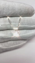 Video laden en afspelen in Gallery-weergave, 1 karaat diamanten solitaire hanger wit goud 14K rond
