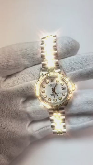 diamanten wijzerplaat Rolex