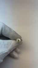 Video laden en afspelen in Gallery-weergave, Natuurlijke Diamanten Ring 3ct - Witgoud 14K
