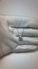 Video laden en afspelen in Gallery-weergave, 1.60 Ct F Vs1 Solitaire Ronde Geslepen Echt Diamanten Hanger Ketting
