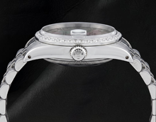 Afbeelding in Gallery-weergave laden, roestvrij staal jubileumarmband Rolex Natuurlijke echte diamant ( niet in het laboratorium gekweekt )en lunette grijze Romeinse wijzerplaat snel ingesteld
