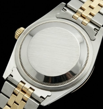 Afbeelding in Gallery-weergave laden, roestvrij staal &amp; gouden jubileum Rolex datumjust wit Stok horloge Datumjust
