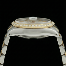 Afbeelding in Gallery-weergave laden, roestvrij staal &amp; gouden jubileum Rolex datumjust wit Stok horloge Datumjust
