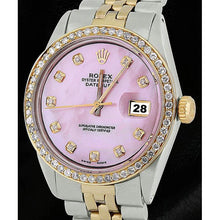 Afbeelding in Gallery-weergave laden, Rolex roze diamanten wijzerplaat
