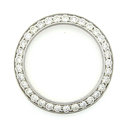 Echte Diamant Bezel voor Rolex Date 34mm Heren Horloge 2 karaat – Roestvrij Staal