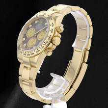 Afbeelding in Gallery-weergave laden, Rolex Cosmograph Daytona 116508 40mm Zwart Parelmoer Wijzerplaat Geelgoud Horloge
