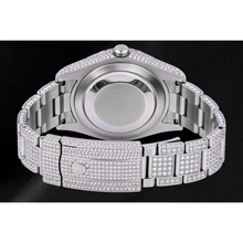 Afbeelding in Gallery-weergave laden, Rolex Datejust 116200 36mm IJsblauwe Baguette Diamanten Wijzerplaat Roestvrij Staal Horloge
