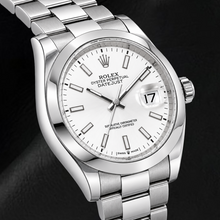 Afbeelding in Gallery-weergave laden, Rolex Datejust 126200 36mm Zilveren Lichtgevende Wijzerplaat Roestvrij Staal Horloge
