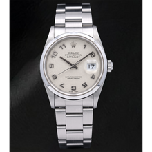 Afbeelding in Gallery-weergave laden, Rolex Datejust 16200 36mm Witte Arabische Wijzerplaat Roestvrij Staal Horloge
