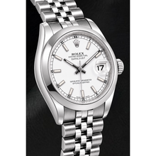 Afbeelding in Gallery-weergave laden, Rolex Datejust 178240 31mm Roestvrij Staal Horloge met Witte Lichtgevende Wijzerplaat
