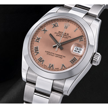 Afbeelding in Gallery-weergave laden, Rolex Datejust 178240 Zalmkleurige Romeinse Wijzerplaat 31mm Roestvrij Staal Horloge
