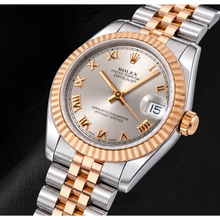 Afbeelding in Gallery-weergave laden, Rolex Datejust 178271 31mm Zilveren Romeinse Wijzerplaat Tweekleurig Horloge
