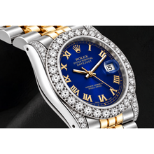 Afbeelding in Gallery-weergave laden, Rolex Datejust 26mm 69173 Blauwe Romeinse Wijzerplaat Tweekleurig Jubilee-armband Horloge
