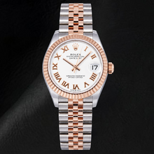 Afbeelding in Gallery-weergave laden, Rolex Datejust 31 mm 278271 Tweekleurig horloge met witte Romeinse wijzerplaat
