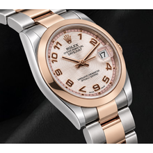 Afbeelding in Gallery-weergave laden, Rolex Datejust 31mm 178241 Tweekleurig horloge met roze Arabische wijzerplaat
