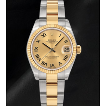 Afbeelding in Gallery-weergave laden, Rolex Datejust 31mm 178243 Champagne Romeinse Wijzerplaat Tweekleurig Horloge
