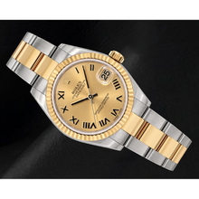 Afbeelding in Gallery-weergave laden, Rolex Datejust 31mm 178243 Champagne Romeinse Wijzerplaat Tweekleurig Horloge

