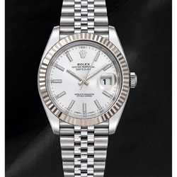 Rolex Datejust 41mm 126334 Horloge van Goud en Roestvrij Staal met Zilveren Wijzerplaat