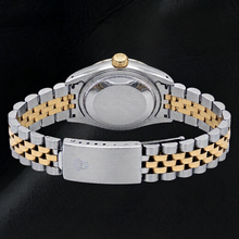 Afbeelding in Gallery-weergave laden, Rolex Datejust 69173 26mm Blauwe Diamanten Wijzerplaat Tweekleurig Jubilee-armband Horloge
