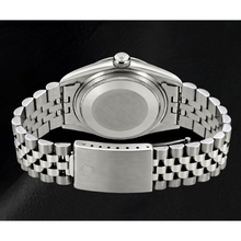 Afbeelding in Gallery-weergave laden, Rolex Datejust 69174 26mm Zwart Parelmoer Diamanten Wijzerplaat Roestvrij Staal Horloge
