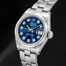 Afbeelding in Gallery-weergave laden, Rolex Datejust 69240 26mm Blauwe Diamanten Wijzerplaat Roestvrij Staal Horloge
