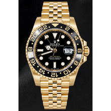 Afbeelding in Gallery-weergave laden, Rolex GMT-Master II 126718GRNR 40mm Zwarte Lichtgevende Wijzerplaat Geelgoud Horloge
