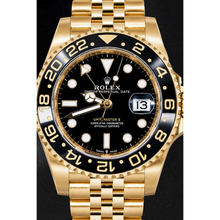 Afbeelding in Gallery-weergave laden, Rolex GMT-Master II 126718GRNR 40mm Zwarte Lichtgevende Wijzerplaat Geelgoud Horloge

