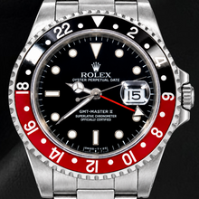 Afbeelding in Gallery-weergave laden, Rolex GMT-Master II 16710 40mm Coke Zwarte Lichtgevende Wijzerplaat Roestvrij Staal Horloge
