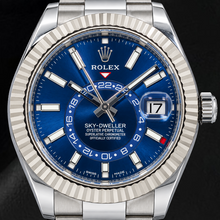 Afbeelding in Gallery-weergave laden, Rolex Sky-Dweller 326934 42 mm Blauwe Lichtgevende Wijzerplaat Roestvrij Staal Horloge
