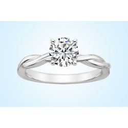 Diamant Solitaire Ring 1,00 karaat – 14K Witgoud