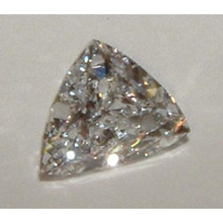 Trilliant geslepen, losse, natuurlijke, uit de aarde gewonnen, driehoekige diamant van 0,50 karaat.