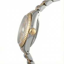Afbeelding in Gallery-weergave laden, wijnoogst dames staalgoud tweekleurig wijnoogst Rolex Fi horloge jubileum
