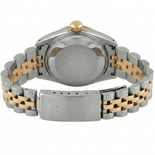 Afbeelding in Gallery-weergave laden, wijnoogst dames staalgoud tweekleurig wijnoogst Rolex Fi horloge jubileum
