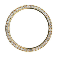 Echte Diamant Bezel voor Rolex Datejust 41mm Heren Horloge 5 karaat – 14K Geelgoud