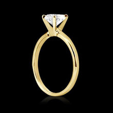 Afbeelding in Gallery-weergave laden, 0,50 karaat diamanten bruiloft solitaire ring geel goud 14K - harrychadent.nl
