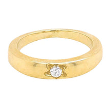 Afbeelding in Gallery-weergave laden, 0.50 Karaat Zigeunerdiamanten Solitaire Ring Geel Goud 14K
