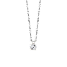Afbeelding in Gallery-weergave laden, 0,85 karaat Dames Echt Diamanten Halsketting Hanger Wit Goud

