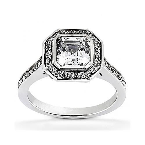 1 Karaat Asscher Diamanten Ring