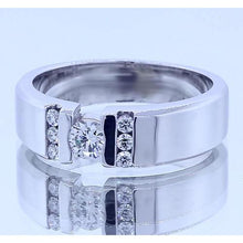 Afbeelding in Gallery-weergave laden, 1 karaat eenvoudige ring ronde diamant wit goud 14k vs1 f
