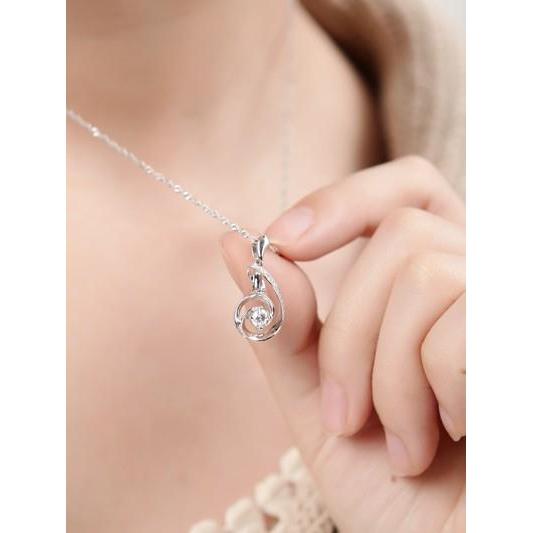 1 karaat ronde briljant geslepen diamanten hanger ketting - harrychadent.nl