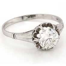 Afbeelding in Gallery-weergave laden, 1 karaat solitaire diamanten ring vrouwen witgouden sieraden 14k nieuw

