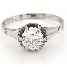 Afbeelding in Gallery-weergave laden, 1 karaat solitaire diamanten ring vrouwen witgouden sieraden 14k nieuw
