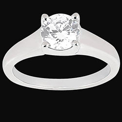1 karaat solitaire diamanten verlovingsring witgouden sieraden Nieuw
