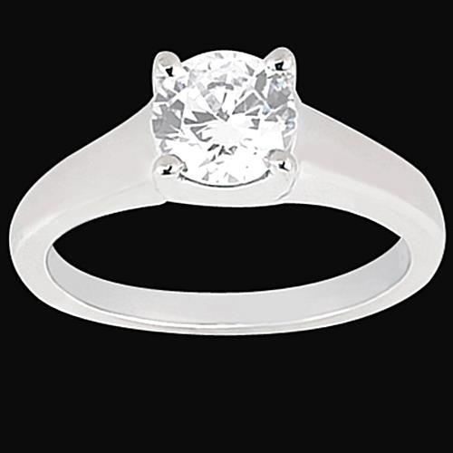 1 karaat solitaire diamanten verlovingsring witgouden sieraden Nieuw - harrychadent.nl