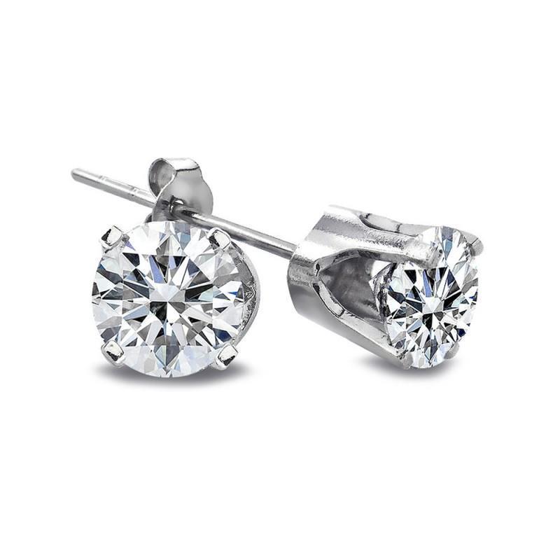 1.20 Karaat Stud Echt Diamond Earring Dames Gouden Fijne Sieraden